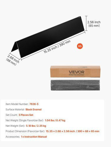 Vevor Metallischer Grillrost