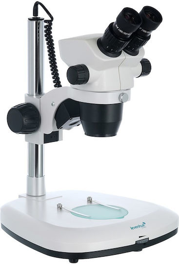 Levenhuk Zoom 1b Binocular Microscope 7-45x Magnification Stereo Microscope Variable Magnification Lens 235 Mm Working Distance