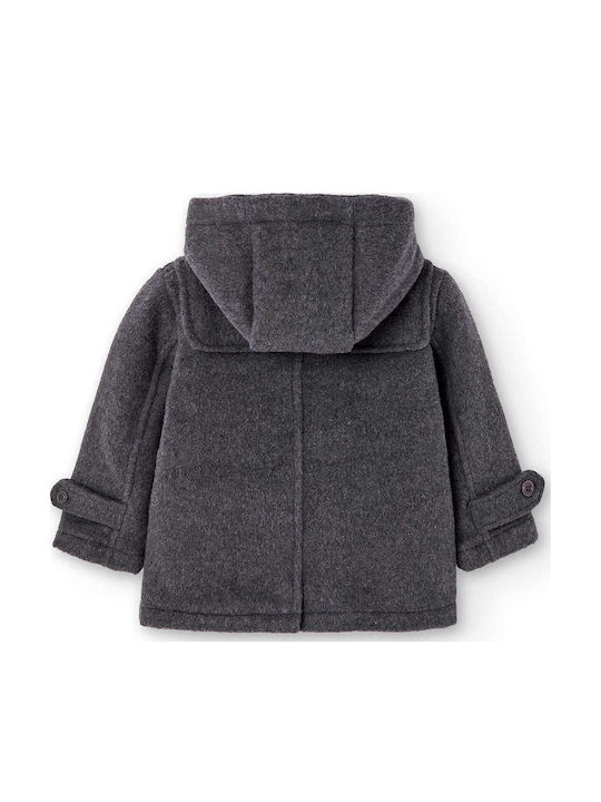 Kids' Coat Montgomery Long with Hood Gray
