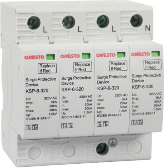 Redled 2-Poles Panel Lightning Protection 50kA
