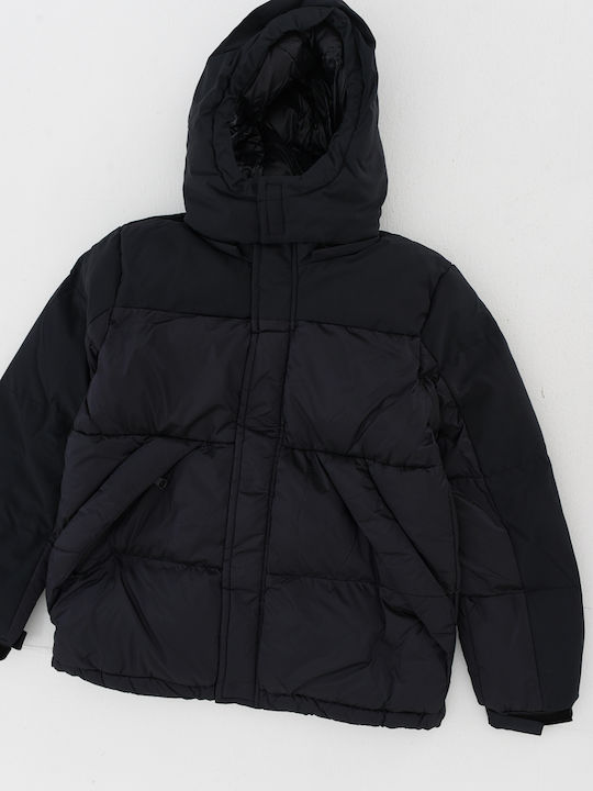 Kinderjacken & Winterjacken Gesteppt Kurze mit Kapuze Blau