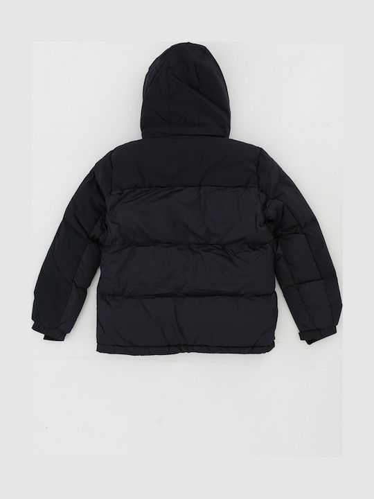 Kinderjacken & Winterjacken Gesteppt Kurze mit Kapuze Blau