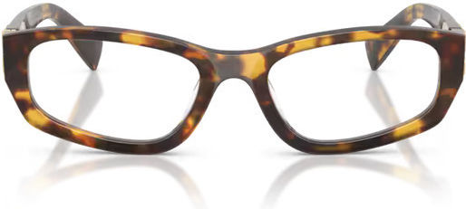 Miu Miu Mu 04yv 14l1o1 54 Rame Ochelari Pentru Femei Maro Tortoise Dreptunghi Rame De Ochelari Cu Prescripție Din Titan