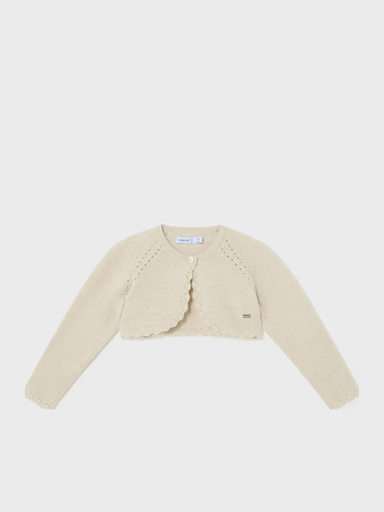 Kids Bolero Knitted Champagne (Champagne)