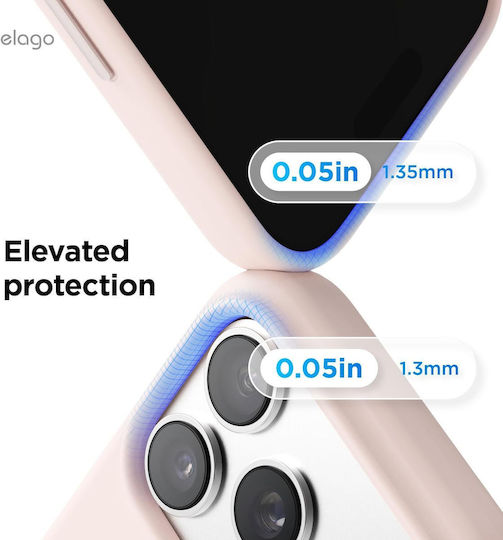Elago Задна корица Силикон Розов (iPhone 17 Pro Max)