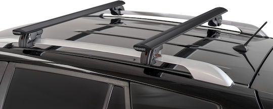 Menabo 120cm. pentru Renault Laguna 2000-2008 (Set cu picioare) Negre