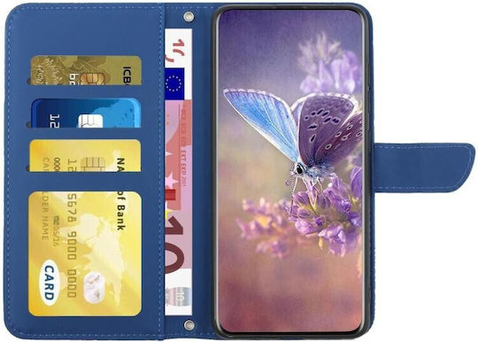 Butterfly Brieftasche Blau (TCL 605 4G / TCL 60 SE 4G)