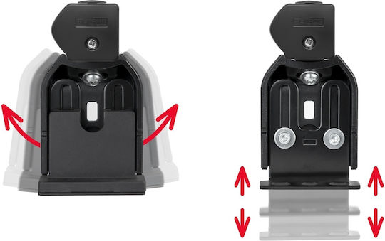 Menabo Bare de Acoperiș Aluminiu 140cm. pentru Toyota Proace 2018+ (Set cu picioare)