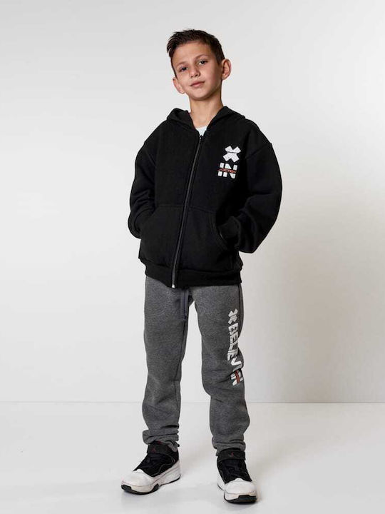 Kinder Trainingsanzüge Mit Jacke Schwarz 2Stücke