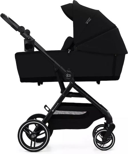 Kinderkraft Yoxi Reglabil 2 în 1 Cărucior pentru copii Potrivit pentru Nou-născut negru pur 11kg
