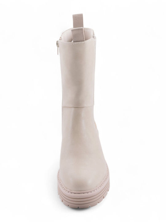 Women's Chelsea Boots Beige