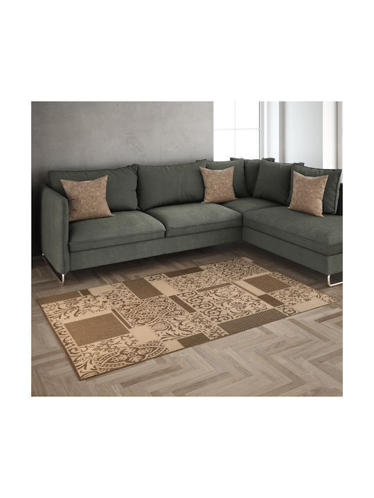 Tzikas Carpets 32008-081 Teppich Außenbereich Rechteckig Synthetisch,Polyester/Cotton/Leather Maestro