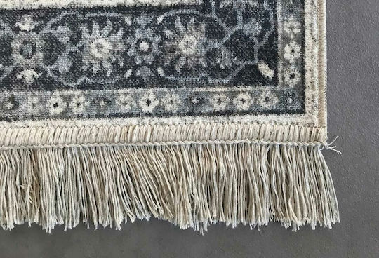 Ragolle Palace Противоплъзгащо Килим Правоъгълена Лятно време с крошки Сив