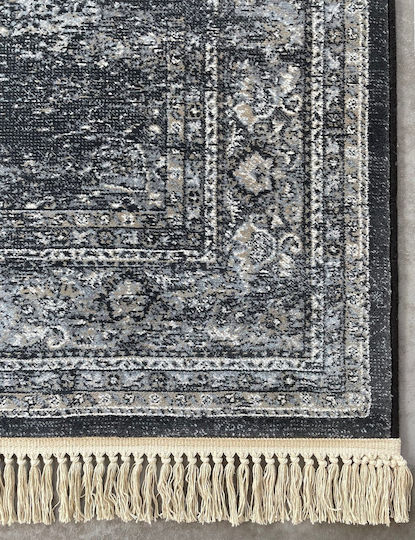 Ragolle Da Vinci Χαλί Ορθογώνιο με Κρόσια Γκρι 160x230cm