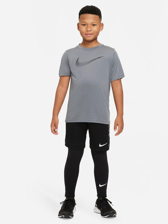 Детски Клин Дълъг Dri-Fit Черен Pro
