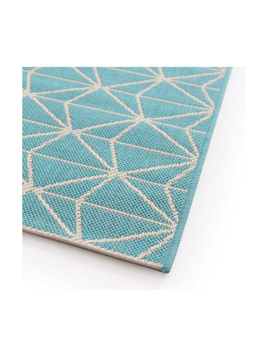Royal Carpet Flox 723 Χαλί Ορθογώνιο Καλοκαιρινό Ψάθινο Light Blue 140x200cm