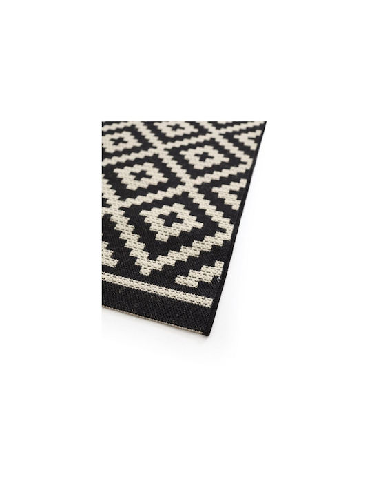 Royal Carpet Flox 721K Χαλί Ορθογώνιο Καλοκαιρινό Ψάθινο Black 140x200cm