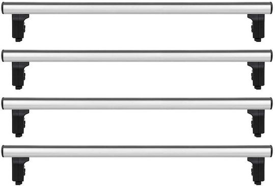 Menabo Bare de Acoperiș Aluminiu 140cm. pentru Ford Tranzit 2013+ (Set cu picioare)