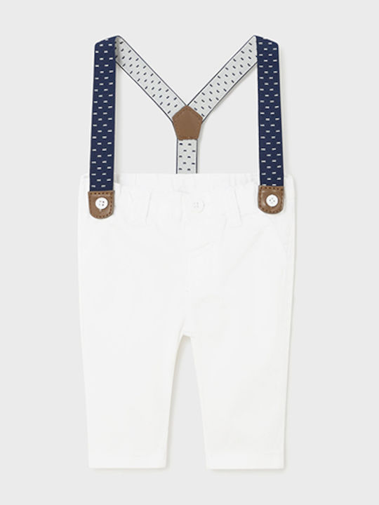 Kids' Fabric Pants white