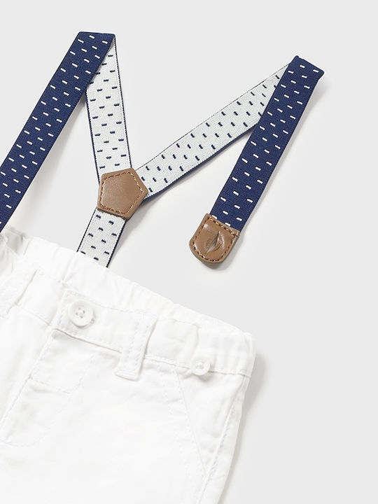 Kids' Fabric Pants white