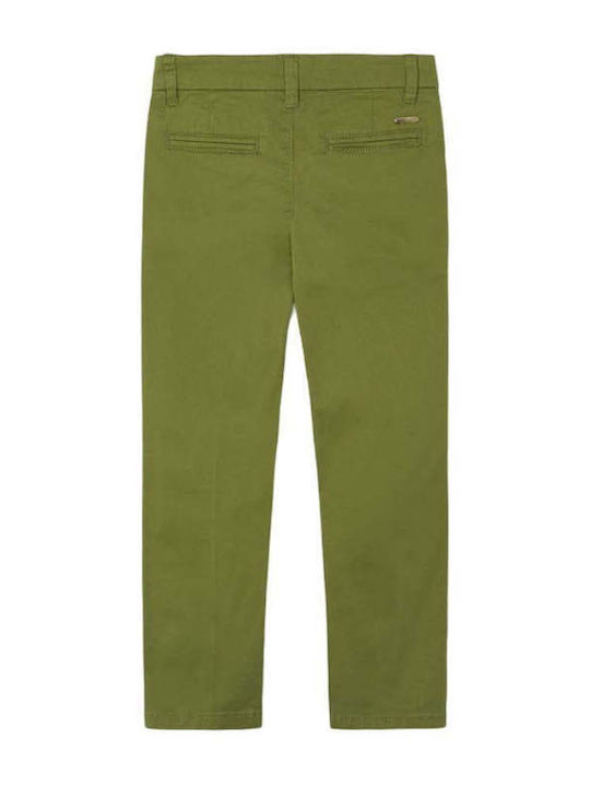 Kinder Hose Chino Stoff HAKI