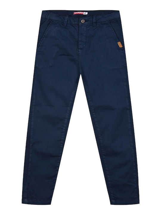 Kinder Hose Chino Stoff Aqua