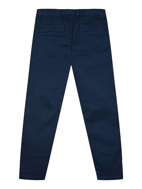 Kinder Hose Chino Stoff Aqua