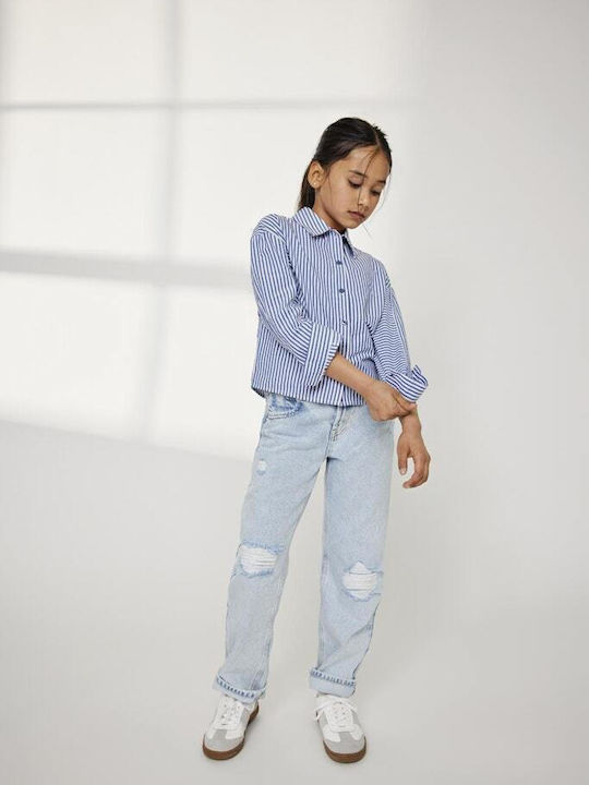 Kinder Schlaghose Jeans Rot