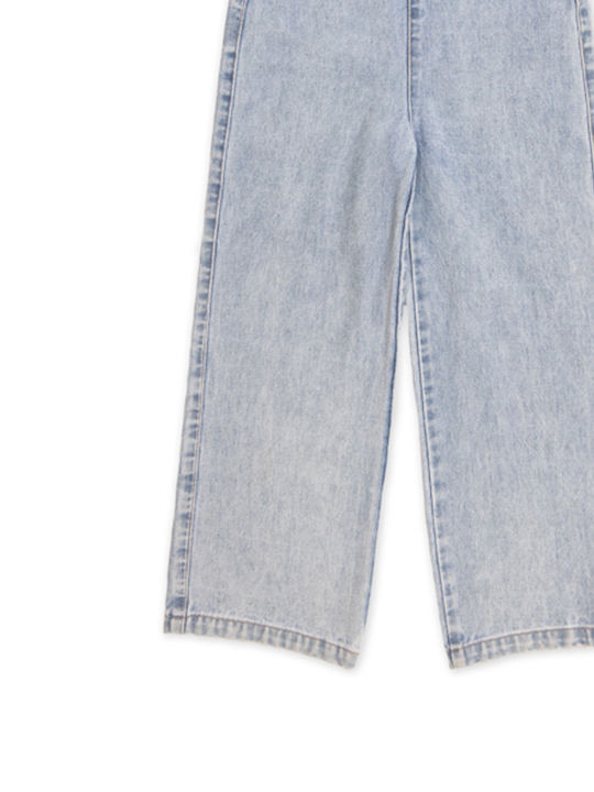 New College Kinder-Jeanshosen Jumpsuit Blau