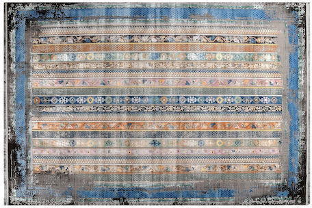 Tzikas Carpets 31637-110 with Fringes Quares