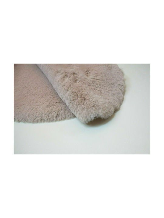 Tzikas Carpets 26163-061 Αντιολισθητικό Χαλί Ορθογώνιο Fur Pink 100x140cm