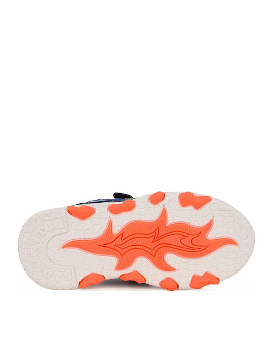 Kids Sneakers with Scratch & Lights Blue