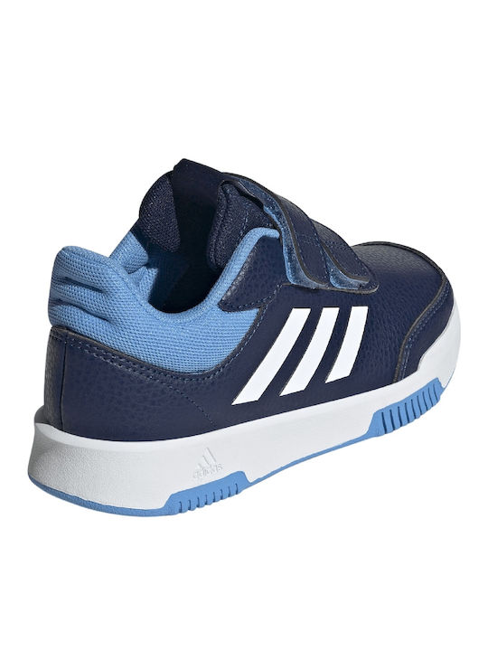Tensaur Hook Loop Kids Sneakers with Scratch Dark Blue / Cloud White / Blue Burst