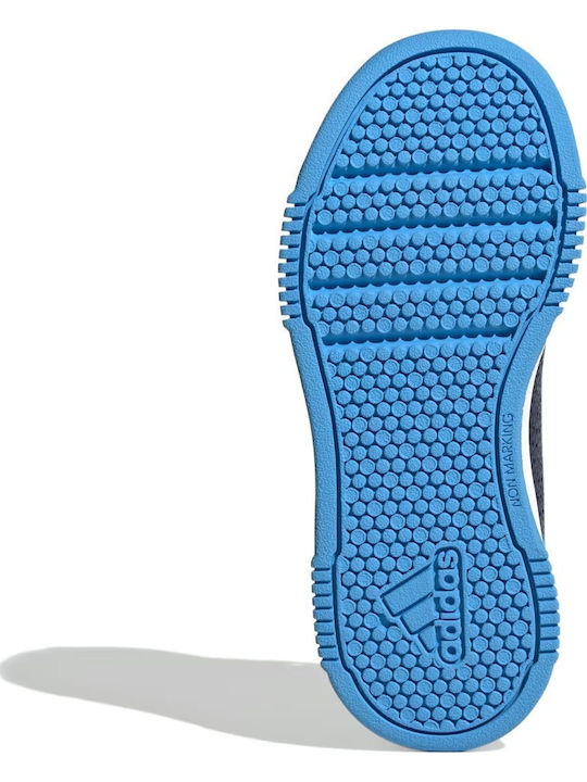 Tensaur Hook Loop Kids Sneakers with Scratch Dark Blue / Cloud White / Blue Burst