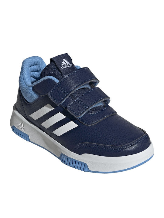 Tensaur Hook Loop Kids Sneakers with Scratch Dark Blue / Cloud White / Blue Burst