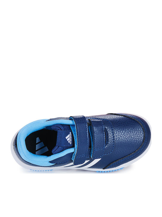 Tensaur Hook Loop Kids Sneakers with Scratch Dark Blue / Cloud White / Blue Burst