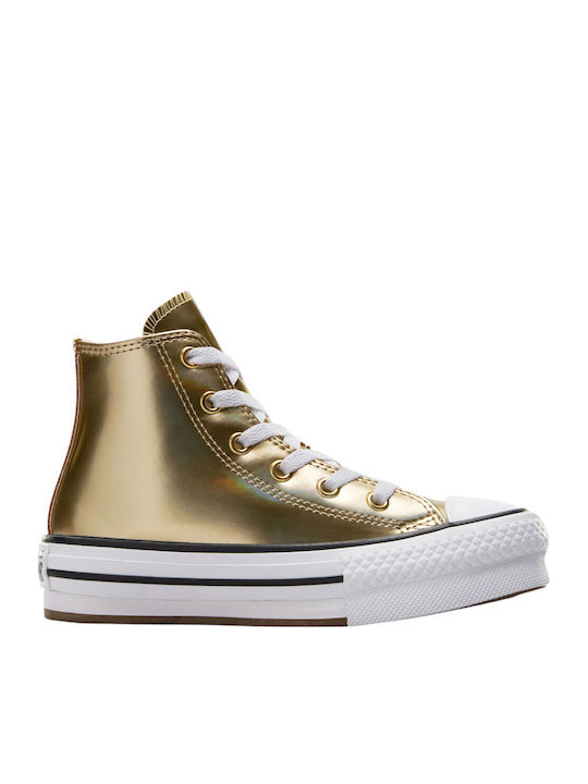CHUCK TAYLOR ALL STAR Παιδικά Sneakers High Χρυσά