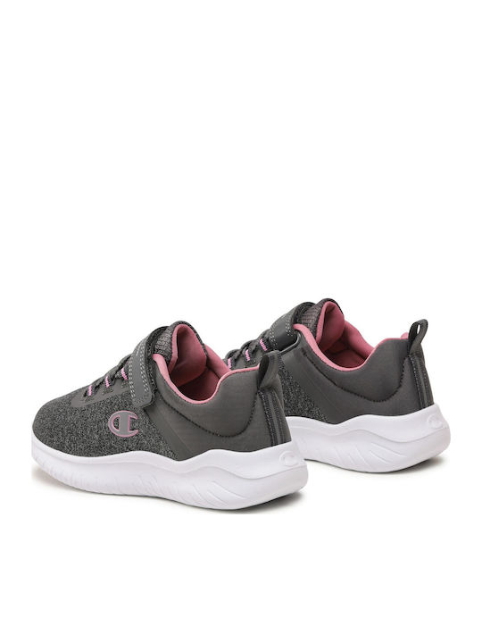 Παιδικά Sneakers με Σκρατς Γκρι