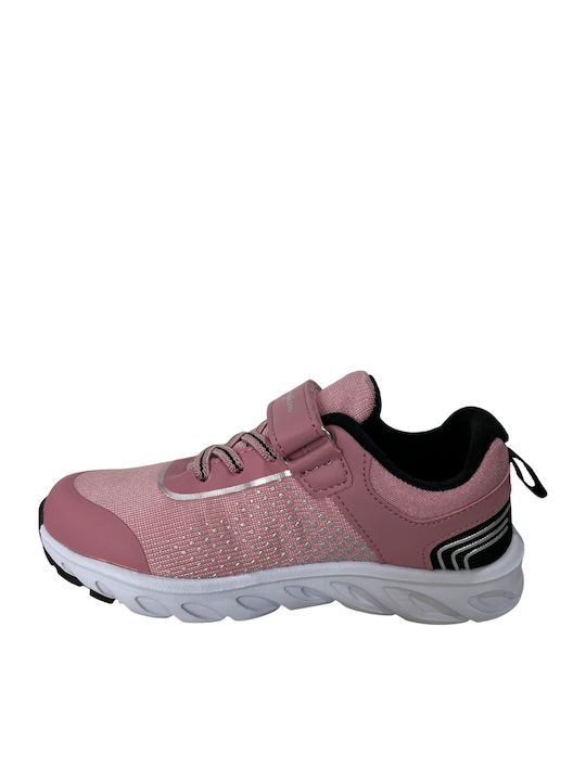 Kinder Sneakers mit Klettverschluss Rosa