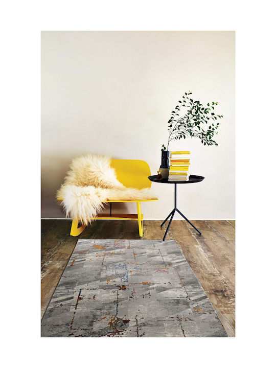 Newplan Valencia 7348A Χαλί Ορθογώνιο με Κρόσια Γκρι 160x230cm