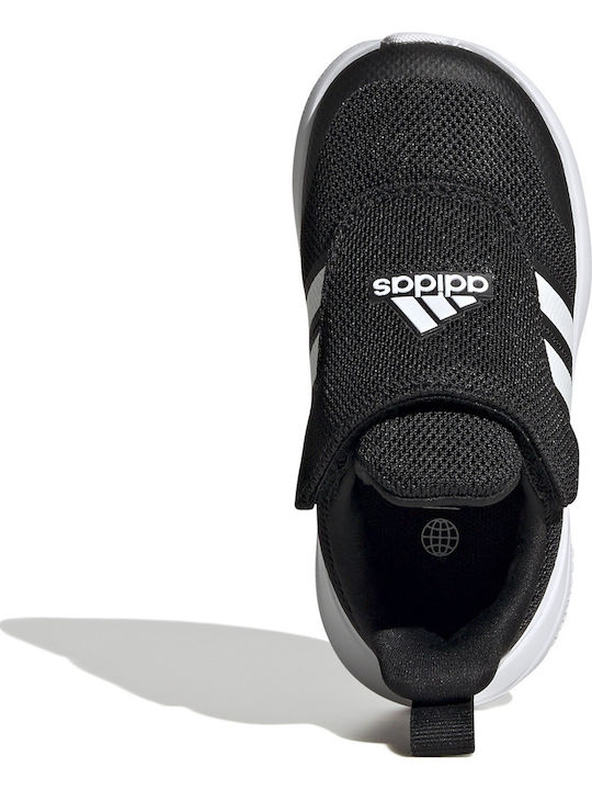 Fortarun 2.0 Kids Sports Shoes Running with Hoop & Loop Closure Black