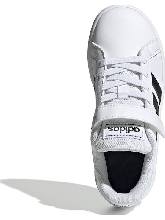 Grand Court Grand Court Kids Sneakers with Scratch Cloud White / Core Black