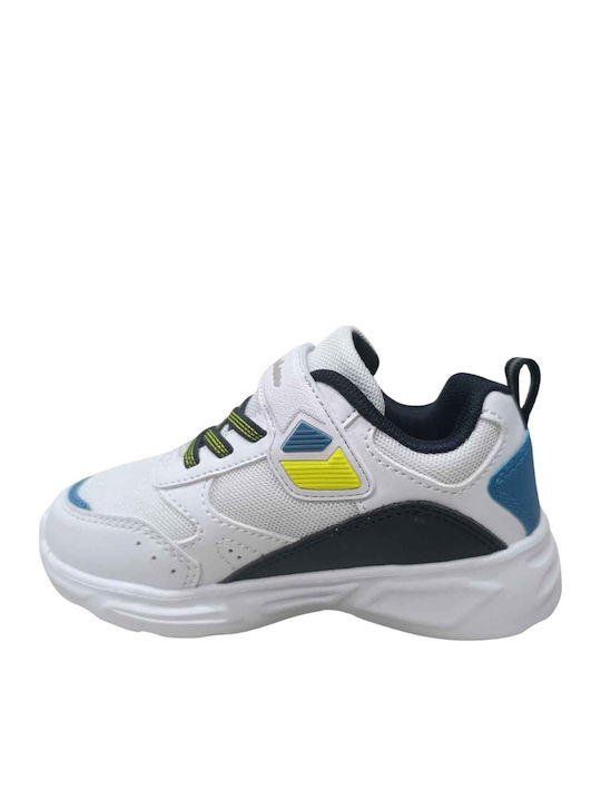 Wave B Ps Παιδικά Sneakers με Σκρατς Λευκά