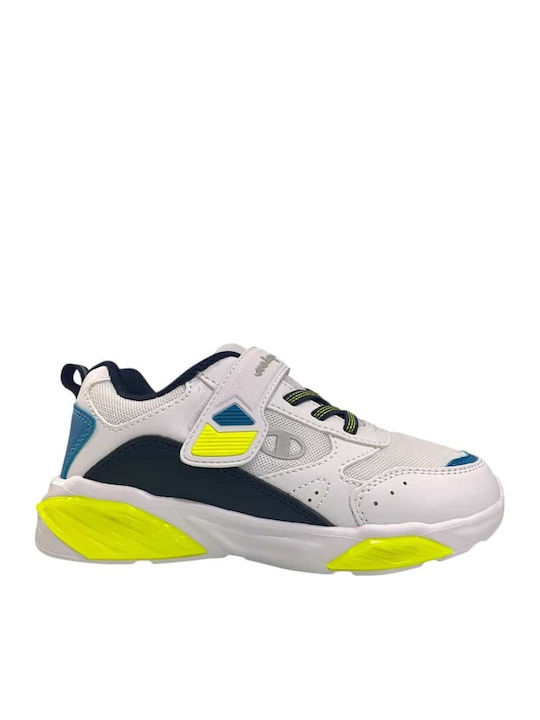 Wave B Ps Παιδικά Sneakers με Σκρατς Λευκά
