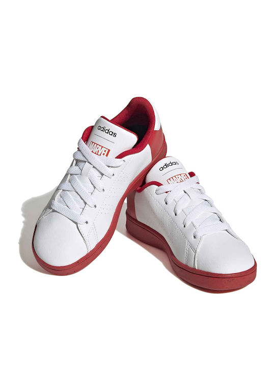 Marvel Advantage Spider-Man Lace Kids Sneakers White