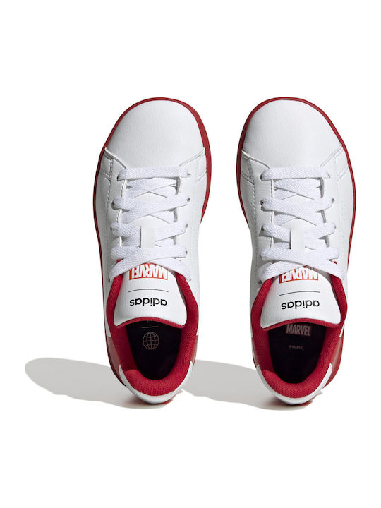 Marvel Advantage Spider-Man Lace Kids Sneakers White