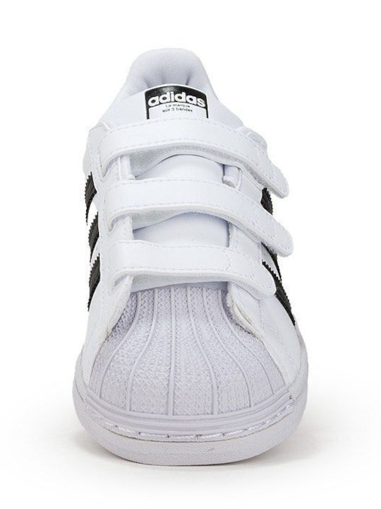 Superstar Superstar Kids Sneakers with Scratch Cloud White / Core Black / Blue