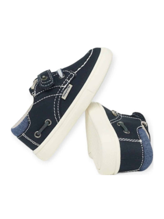 Kids Sneakers with Scratch Navy Blue