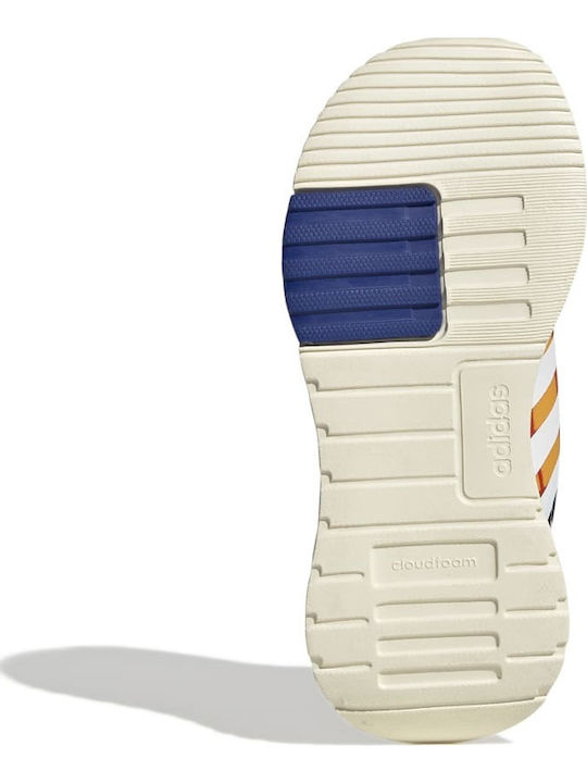 X Disney Racer TR21 Toy Story Woody Παιδικά Sneakers με Σκρατς Semi Solar Gold / Off White / Royal Blue