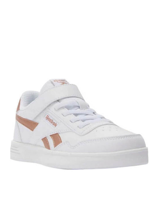 Court Παιδικά Sneakers με Σκρατς Λευκά